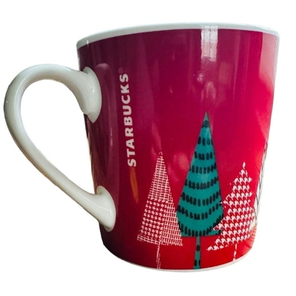 STARBUCKS 2017 HOLIDAY CERAMIC CHRISTMAS TREE MUG 18OZ